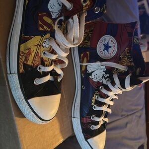 Superman Converse All Star Size 11 lightly worn